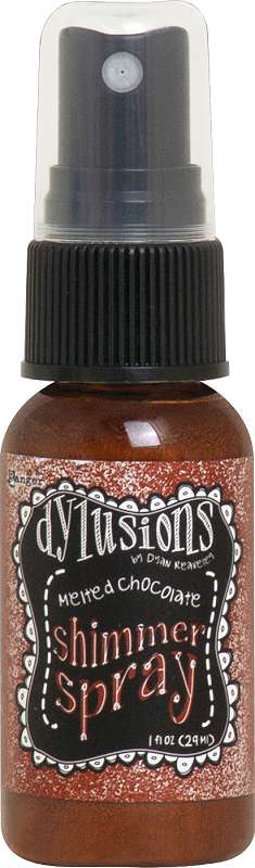 Dylusions Shimmer Sprays 1oz Melted Chocolate