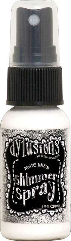 Dylusions Shimmer Sprays 1oz White Linen