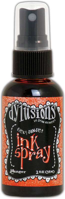 Dylusions Ink Spray 2oz Fiery Sunset