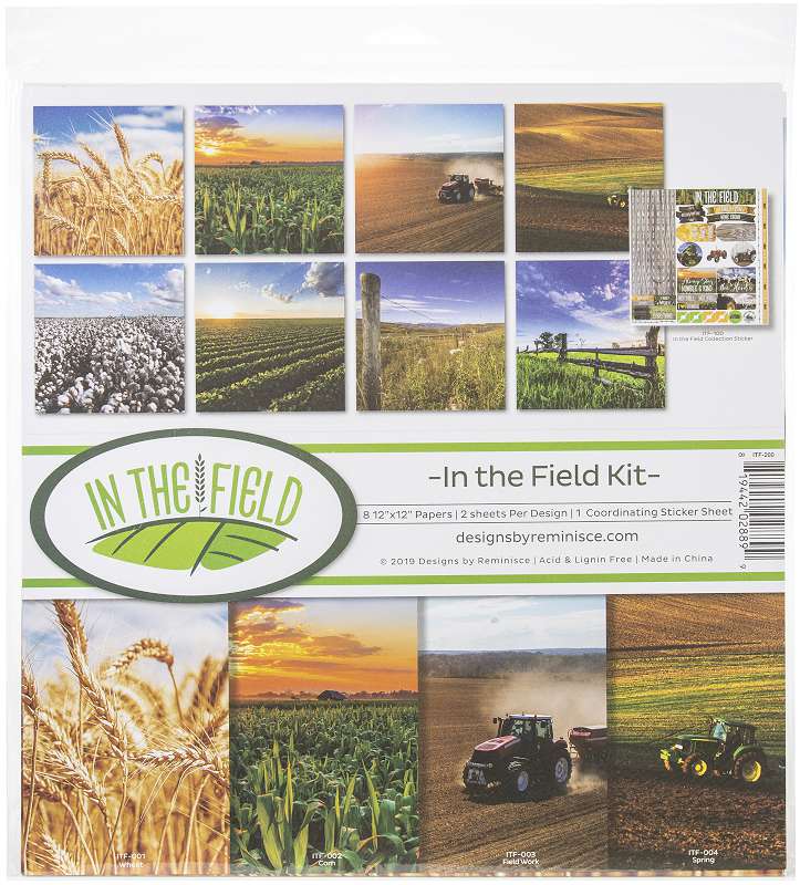 Reminisce Collection Kit 12"X12" In The Field