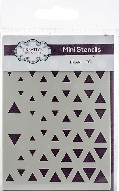 Creative Expressions Mini Stencil Triangles