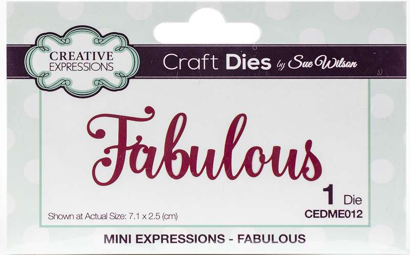Creative Expressions Craft Dies By Sue Wilson Fabulous