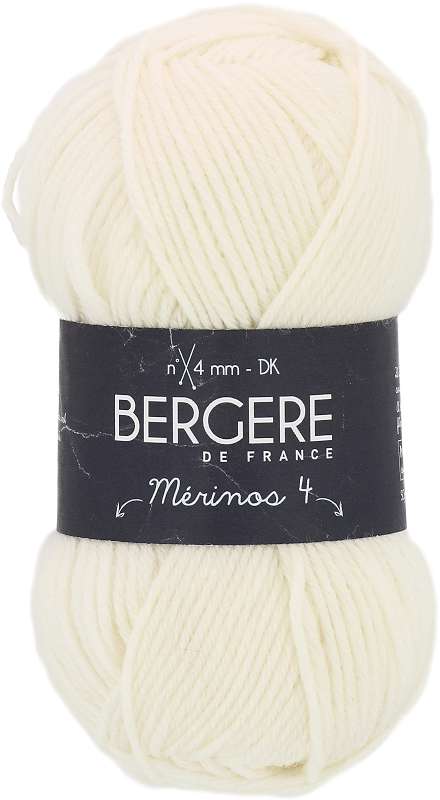 Bergere De France Merinos 4 Yarn Ecru