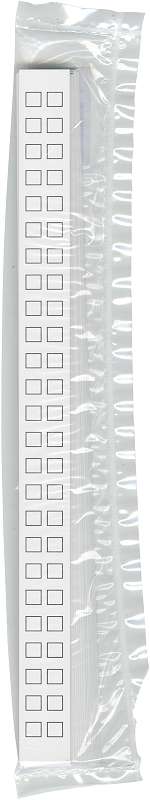 Pako Blank Code Cards 25/Pkg Needle And Floss