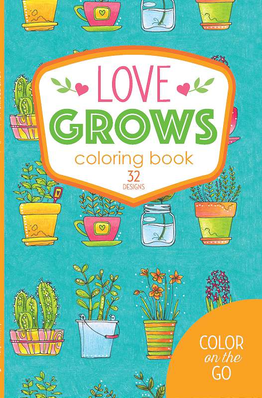 Leisure Arts Love Grows Coloring Book