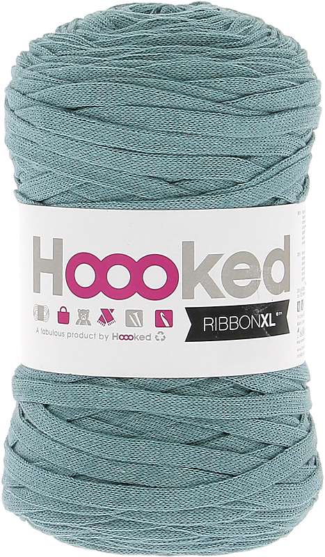 Hoooked Ribbon XL Yarn Emerald Splash