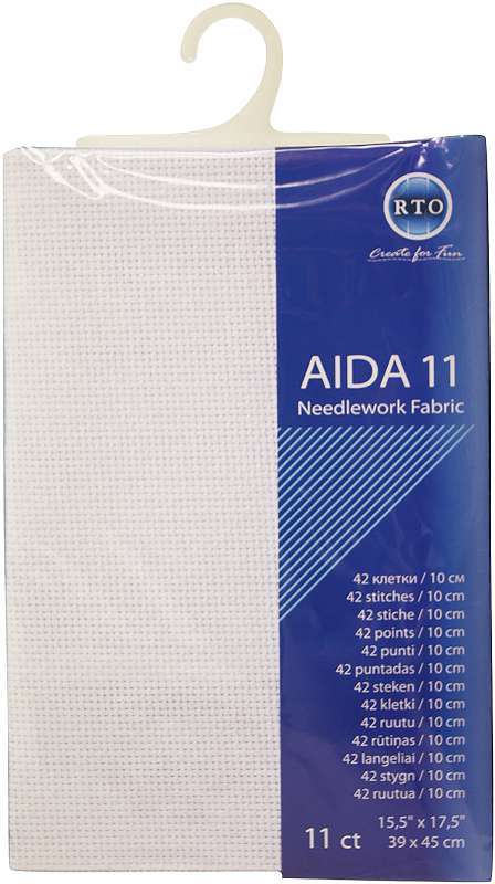 RTO Aida 11 Count 39X45cm White