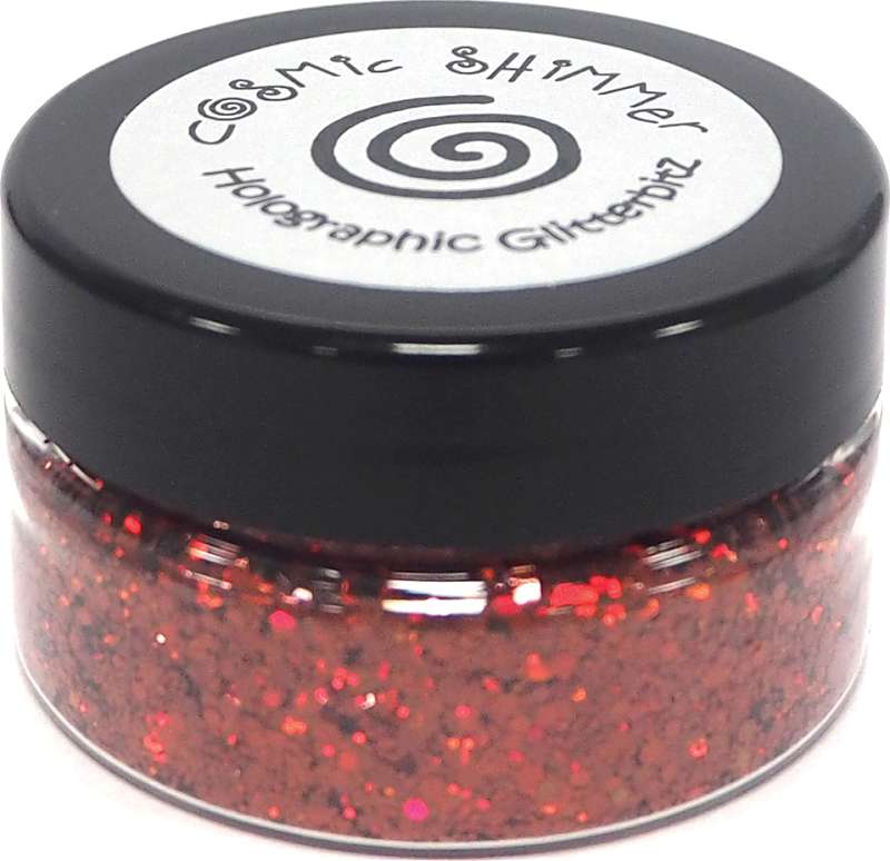 Cosmic Shimmer Holographic Glitterbitz Ruby Slippers