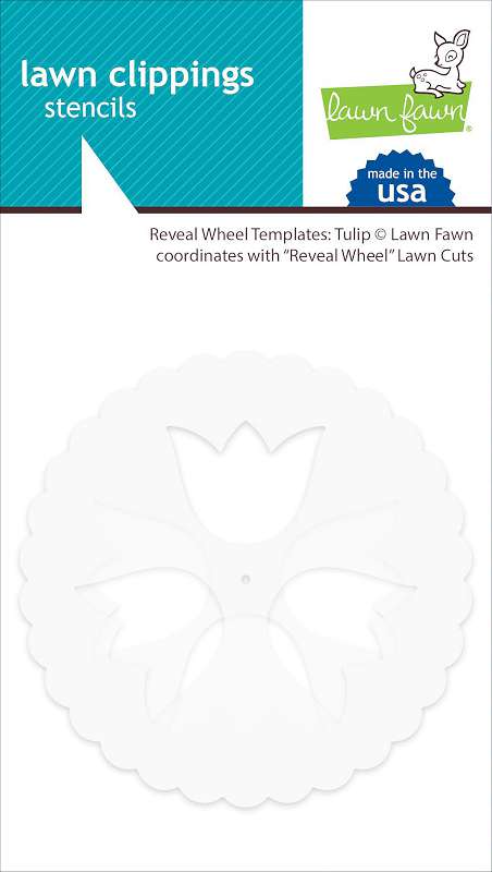 Lawn Clippings Stencils Reveal Wheel Tulip