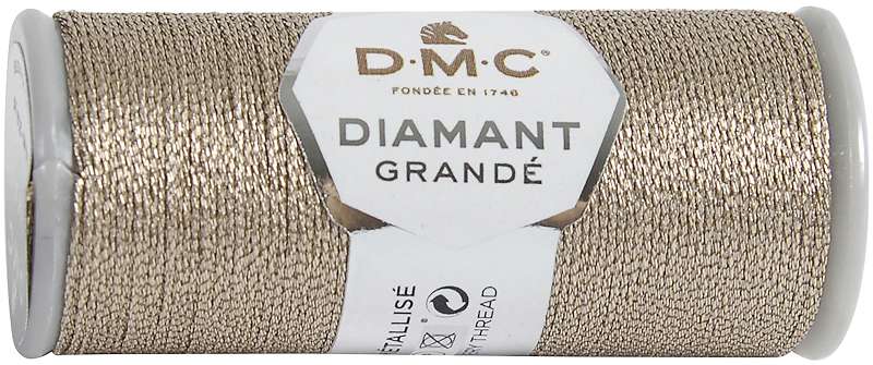 DMC Diamant Grande Metallic Thread 21.8yd Old Rose