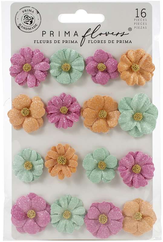 Prima Marketing Mulberry Paper Flowers Surf Break/Surfboard