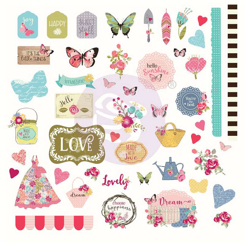 Butterfly Bliss Cardstock Ephemera 49/Pkg  