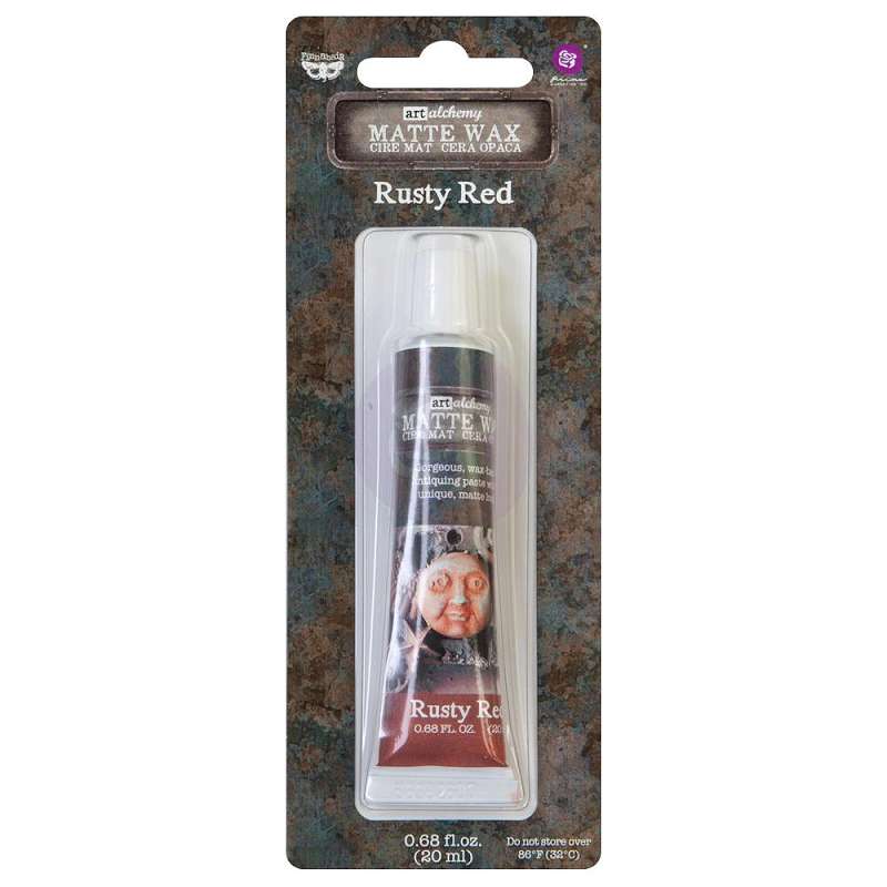 Finnabair Art Alchemy Matte Wax .68 Fluid Ounce Rusty Red