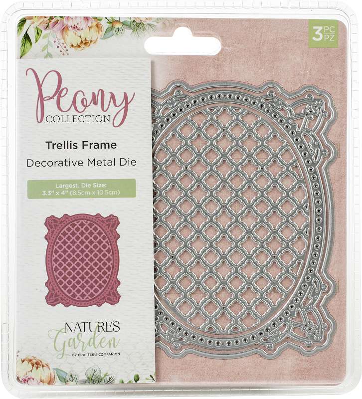 Nature's Garden Peony Dies 3/Pkg Trellis Frame