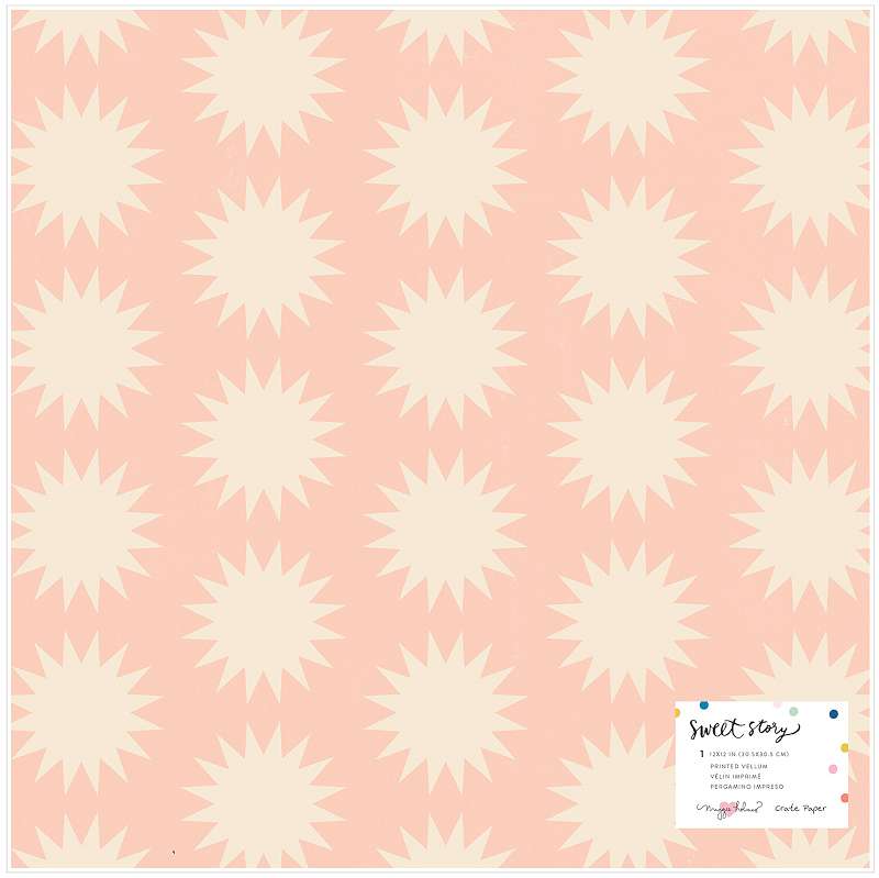 Maggie Holmes Sweet Story Single-Sided Vellum 12"X12" Stardust
