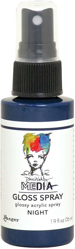 Dina Wakley Media Gloss Sprays 2oz Night