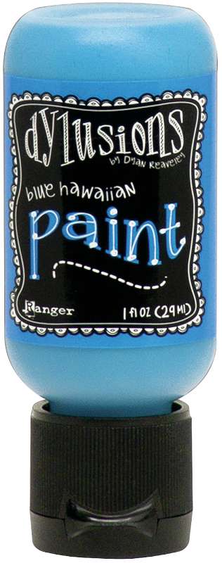 Dylusions Acrylic Paint 1oz Blue Hawaiian