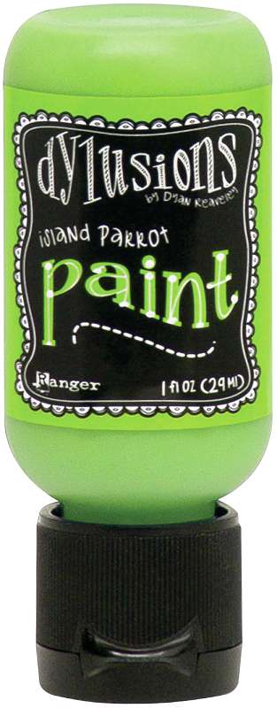 Dylusions Acrylic Paint 1oz Island Parrot