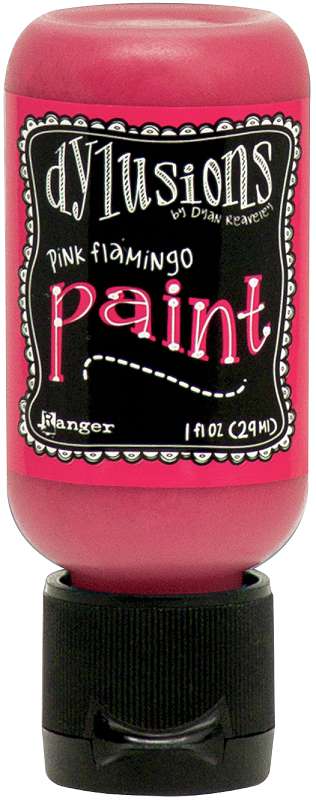 Dylusions Acrylic Paint 1oz Pink Flamingo