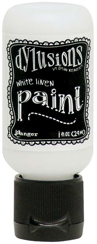 Dylusions Acrylic Paint 1oz White Linen