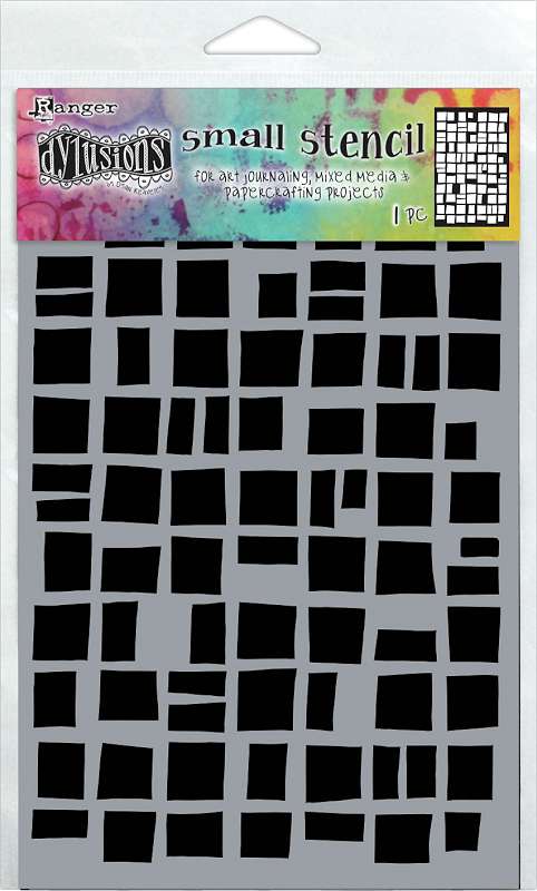 Dyan Reaveley's Dylusions Stencils 5"X8" Betsy's Block