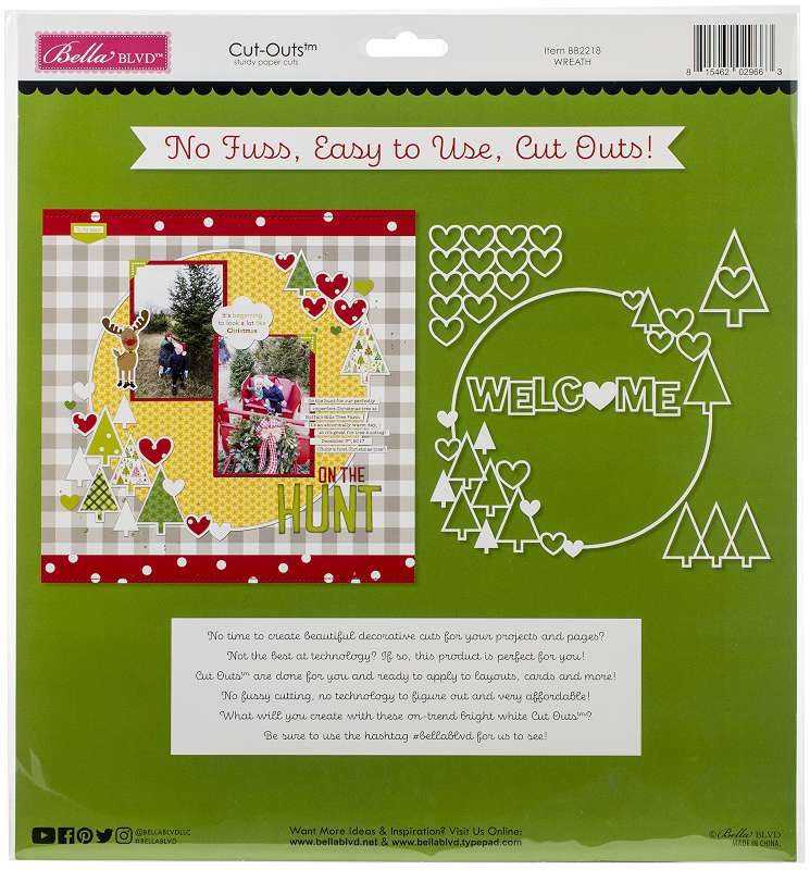 Bella Blvd Santa Squad Cut-Outs Wreath