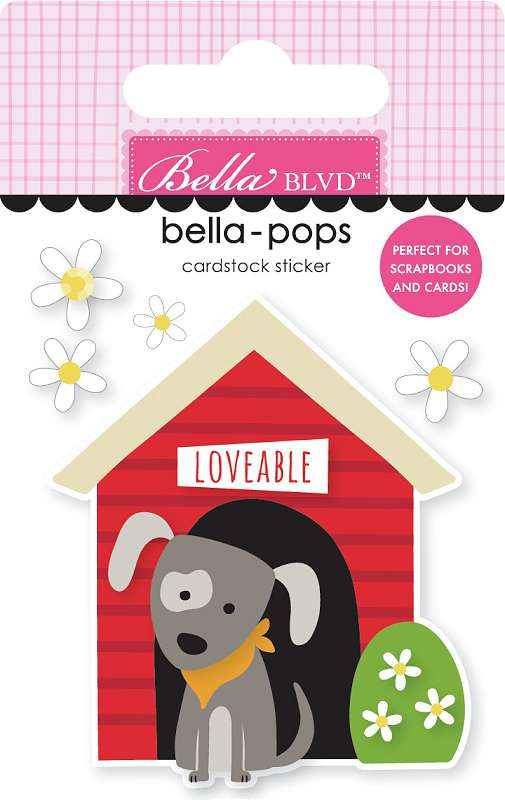 Cooper Bella-Pops 3d Stickers Doghouse