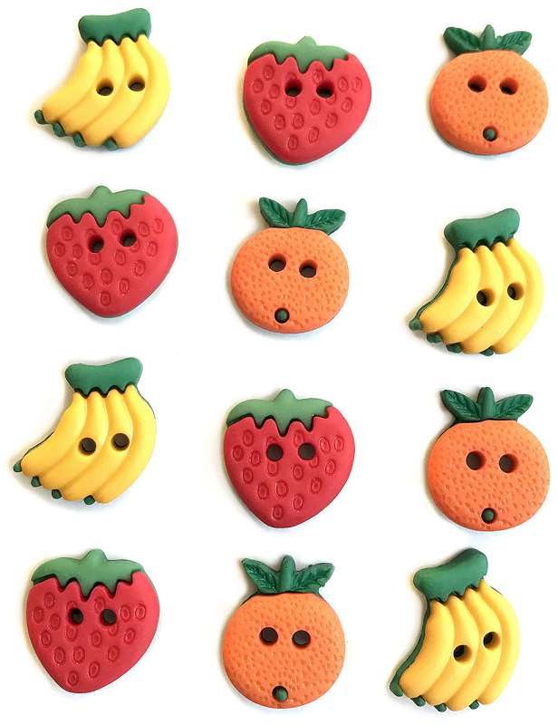 Buttons Galore Button Theme Pack Summer Fruit