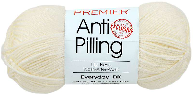 Premier Yarns Anti-Pilling Everyday DK Solids Yarn Cream
