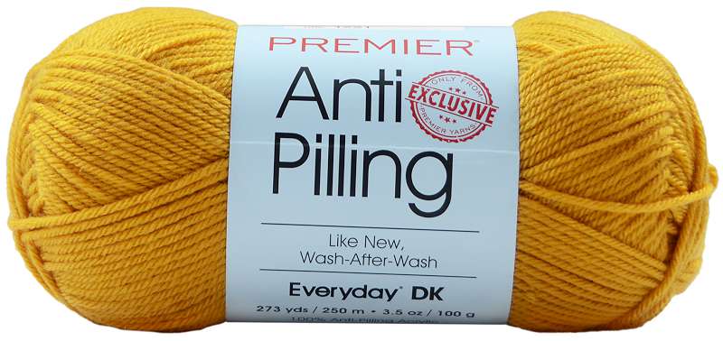 Premier Yarns Anti-Pilling Everyday DK Solids Yarn Mustard