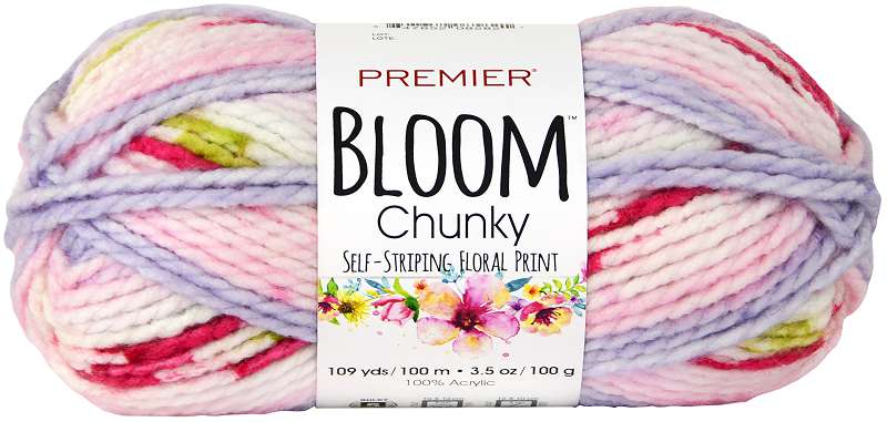Premier Yarns Bloom Chunky Yarn Hydrangea