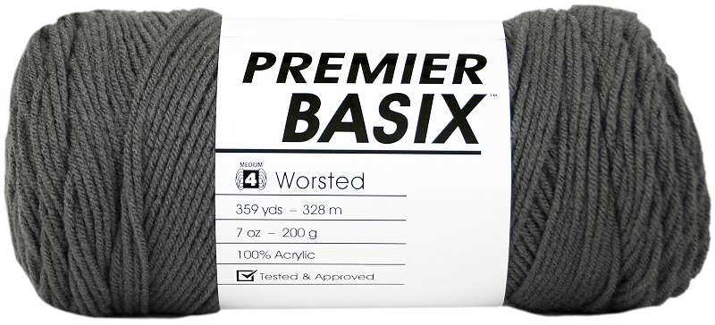 Premier Yarns Basix Yarn Gray