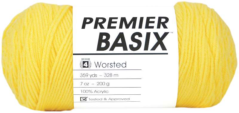 Premier Yarns Basix Yarn Lemon