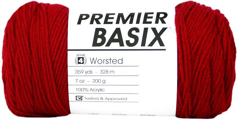 Premier Yarns Basix Yarn Red