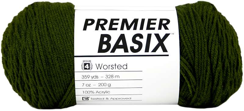 Premier Yarns Basix Yarn Forest Green