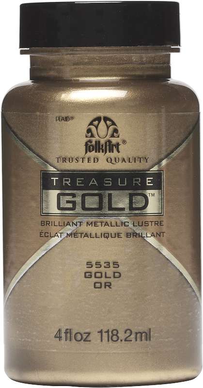 Folkart Treasure Gold Paint 4oz Gold