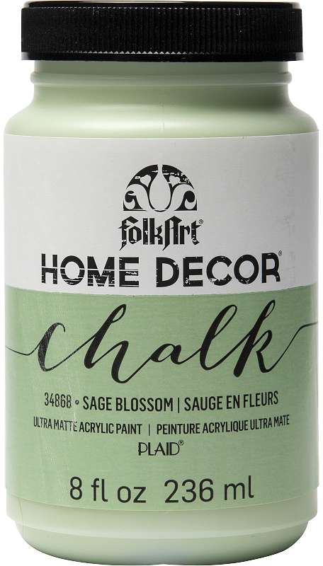 FolkArt Home Decor Chalk Paint 8oz Sage Blossom