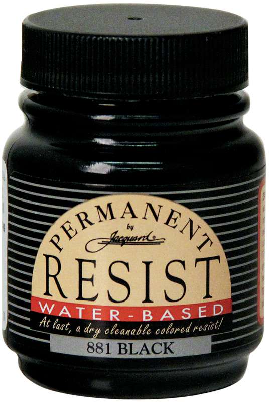Jacquard Permanent Water-Based Resist 2.25oz Black
