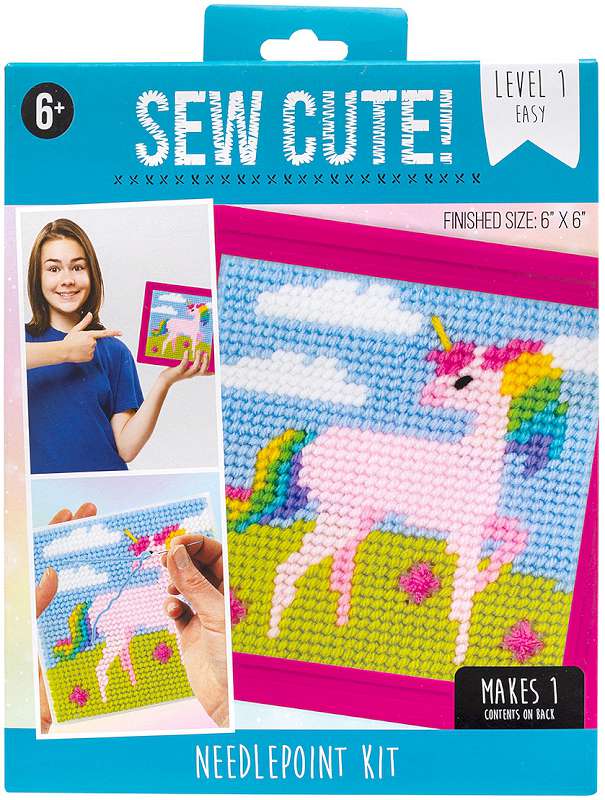 Sew Cute! Needlepoint Kit Unicorn