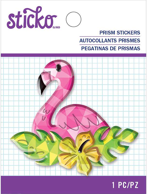 Sticko Prism Sticker Flamingo