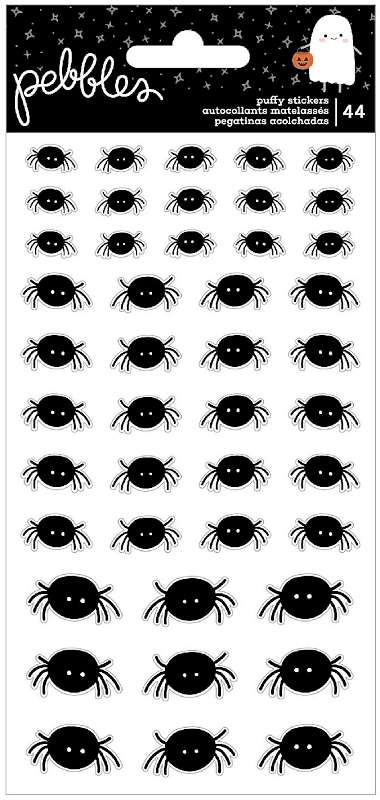 Spoooky Puffy Stickers 44/Pkg Spider