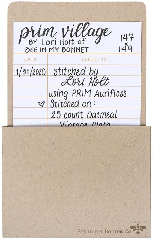 It's Sew Emma Library Card Label Pack 12/Pkg 3"X5"