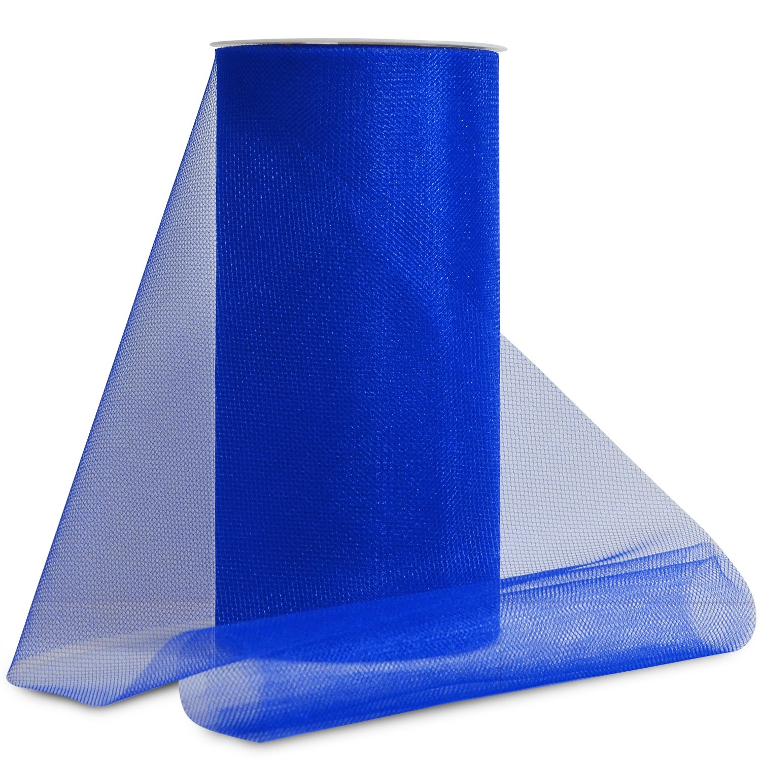 Shiny Tulle 6" Wide 25yd Spool Royal Blue