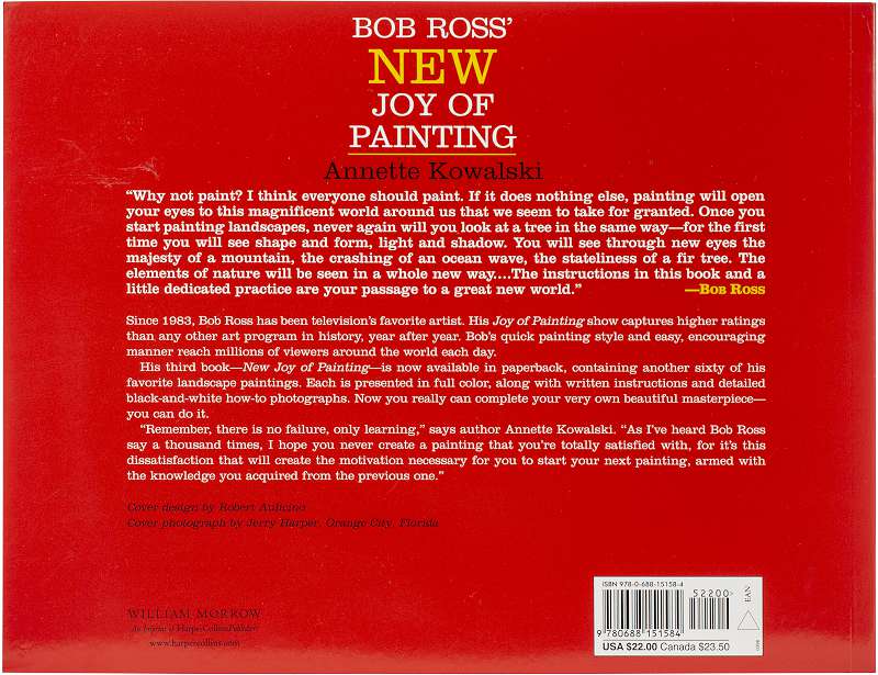 Bob Ross Books New Joy Of Painting 