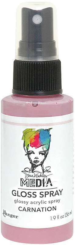Dina Wakley Media Gloss Sprays 2oz Carnation