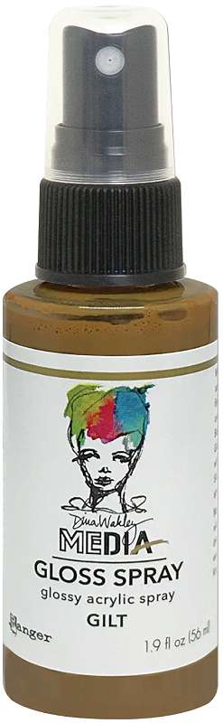 Dina Wakley Media Gloss Sprays 2oz Gilt