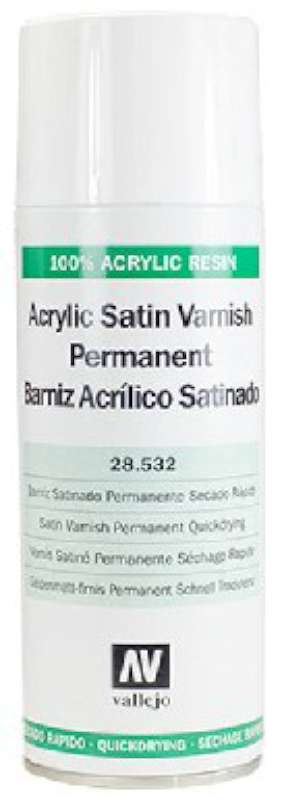 Acrylic Satin Varnish 400ml Spray