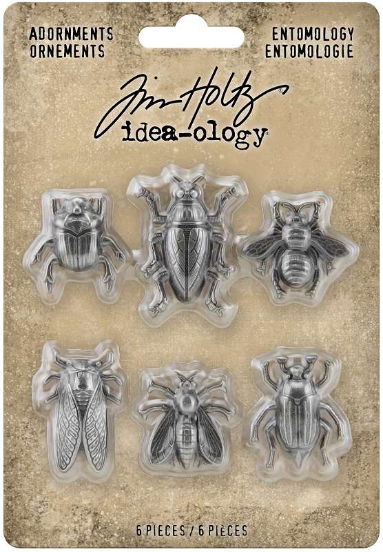 Idea-Ology Metal Adornments 5/Pkg Entomology