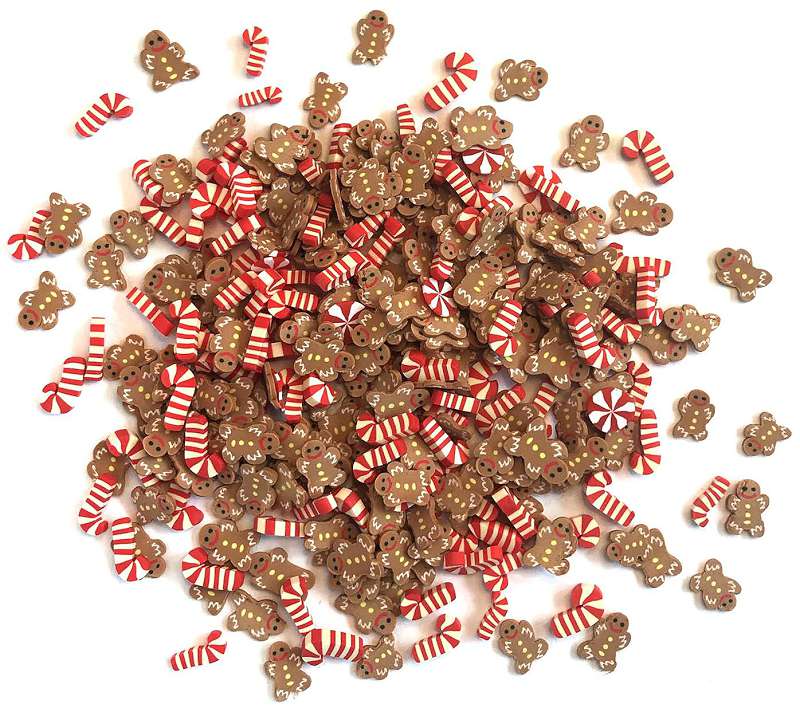 Buttons Galore Sprinkletz Embellishments 12g Santa's Treats
