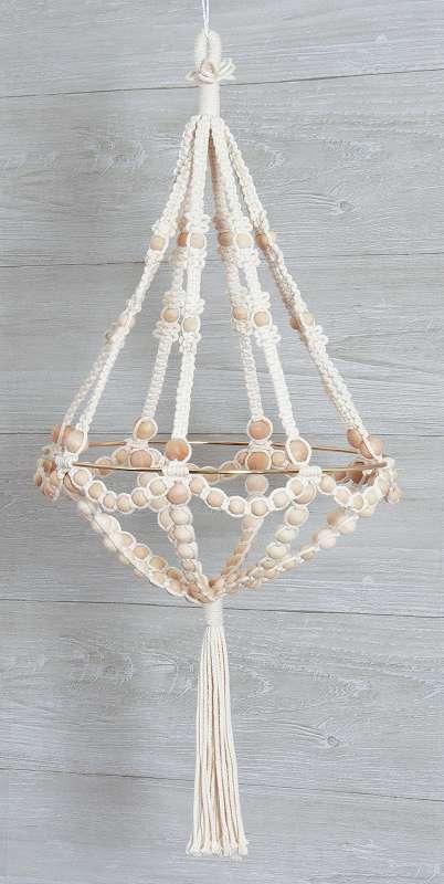 Macrame Hanging Kit Beaded Chandelier